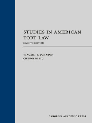 cover image of Studies in American Tort Law